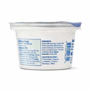 vanilla bean back of pack