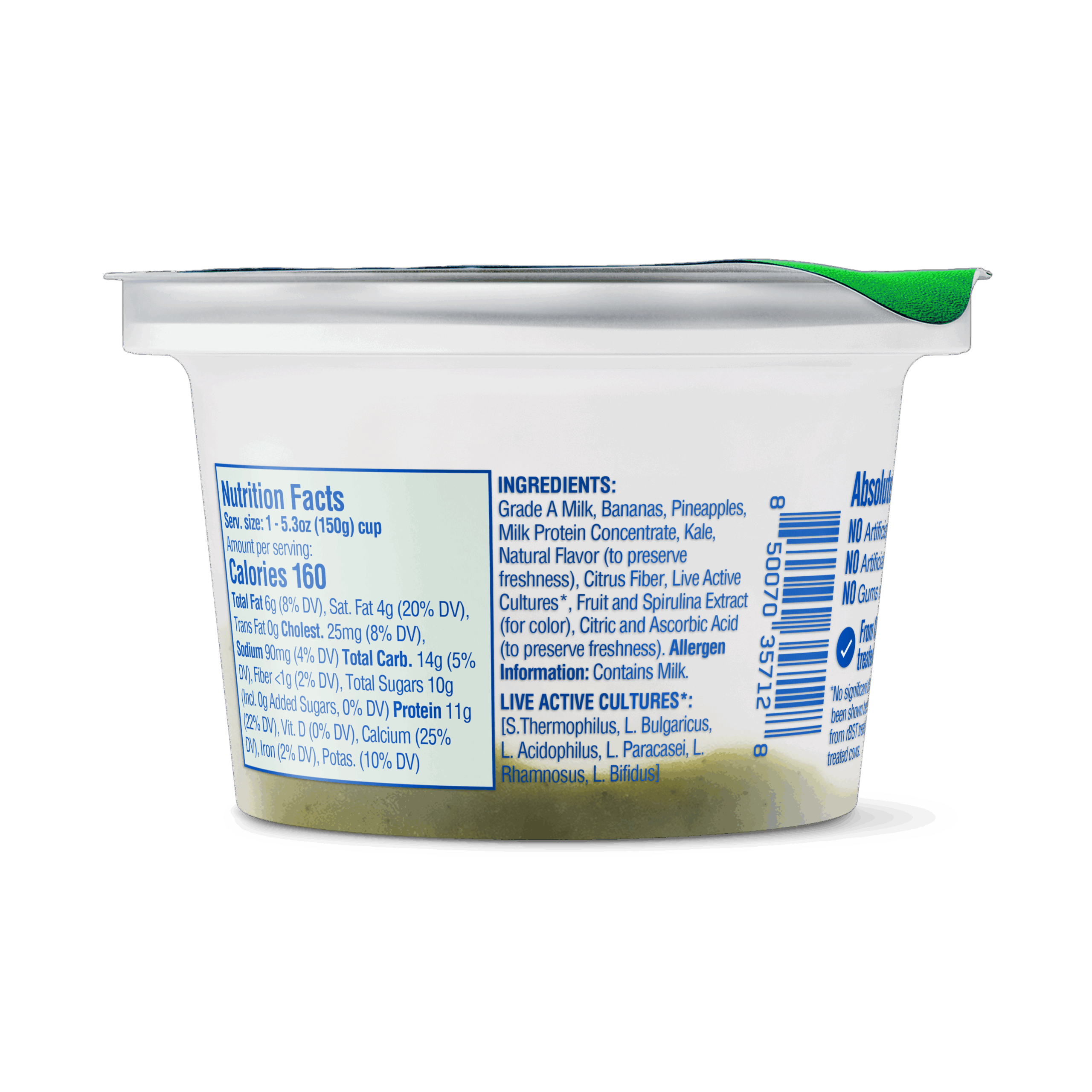 Green Smoothie BOP Green Smoothie back of cup